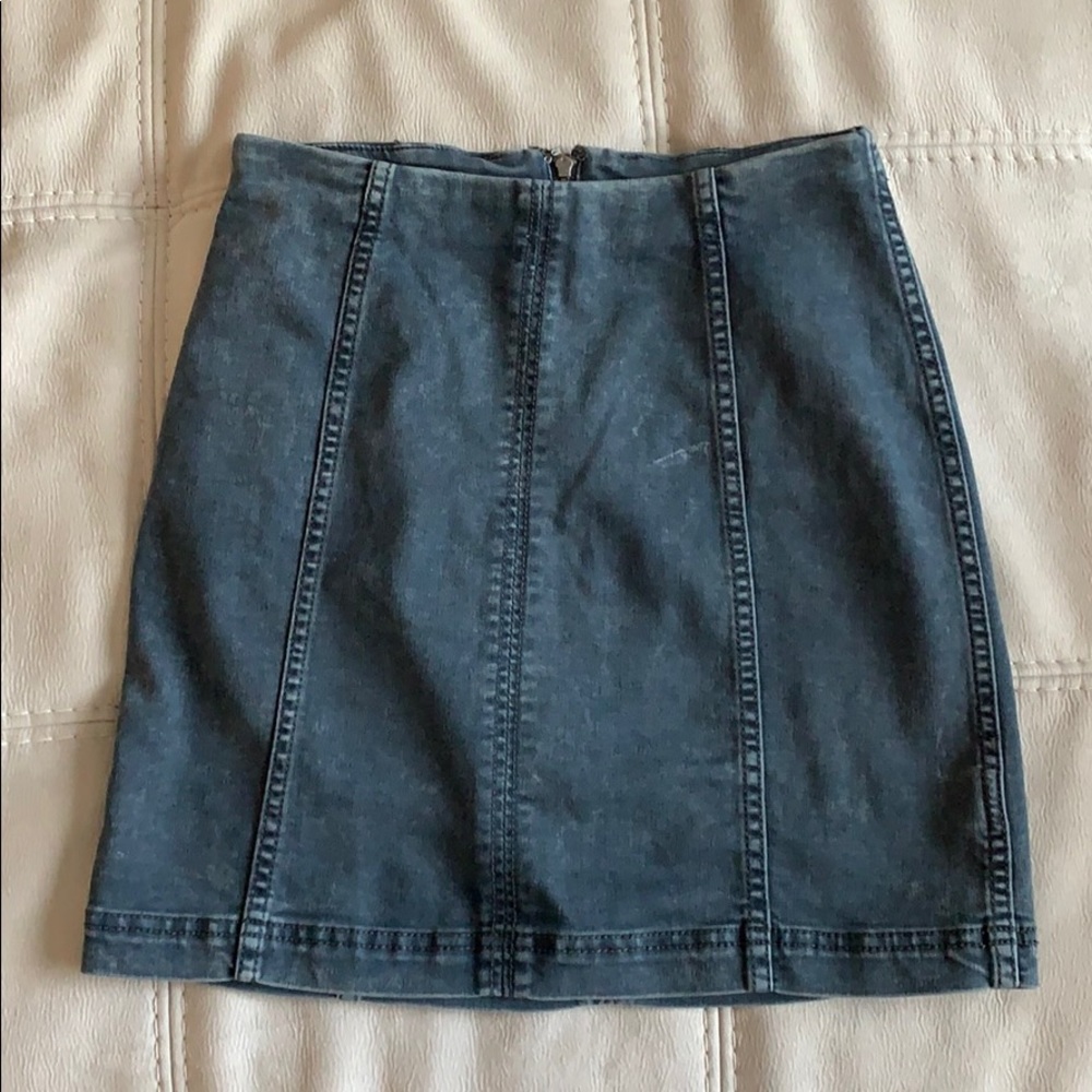 Free people bodycon mini skirt